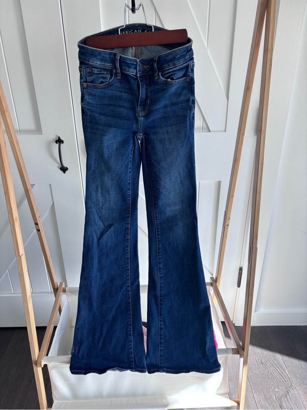 American Eagle Outfitters Dark Blue Flare Jeans